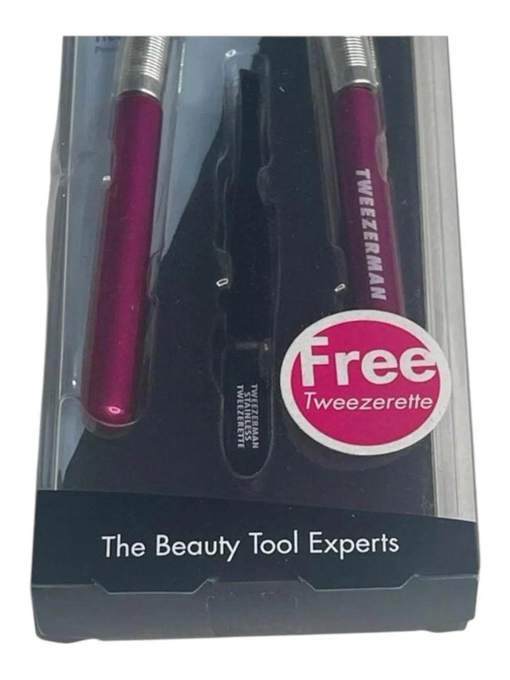 new Tweezerman ㋛ Smooth Finish Facial Hair Remover + Tweezerette ㋛ Hot Pink ㋛